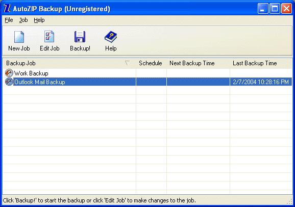 AutoZIP Backup 1.0