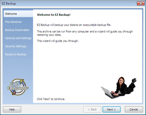 Screenshot for EZ Backup Windows Mail Pro 6.35